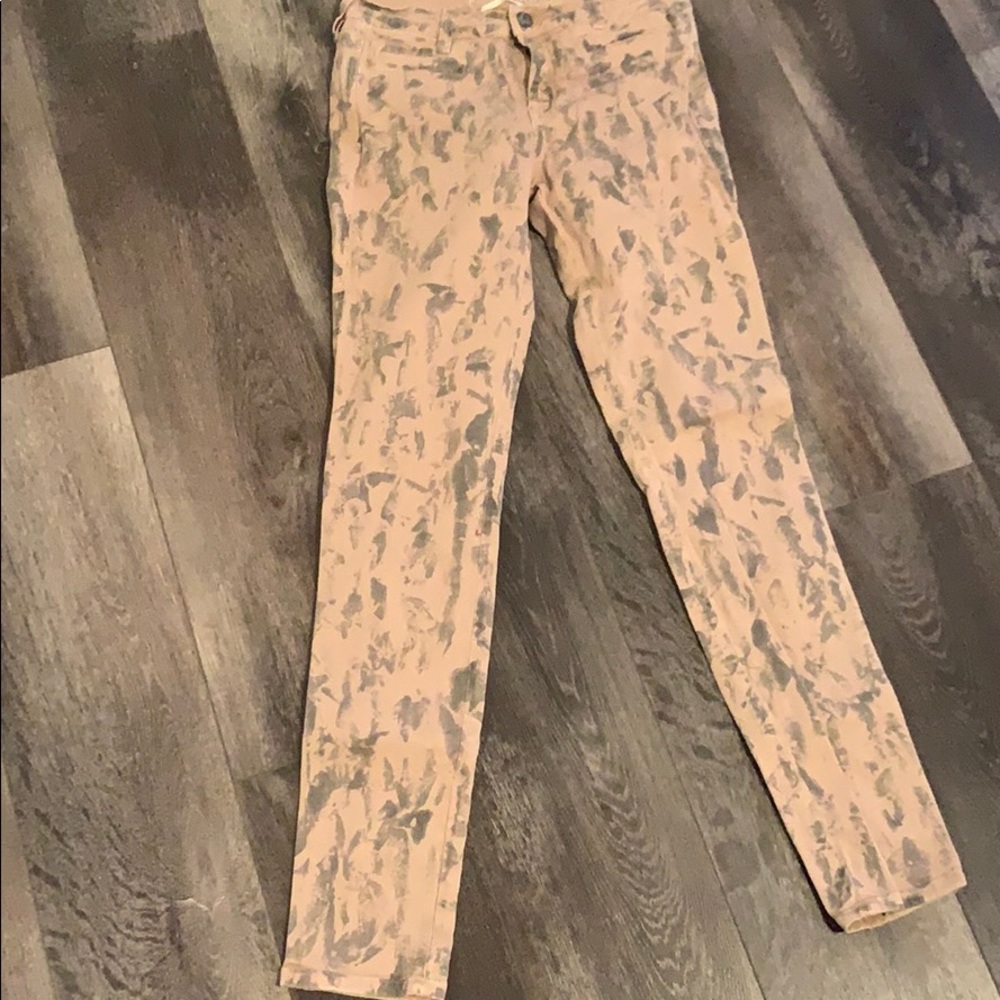 Printed skinny jeans